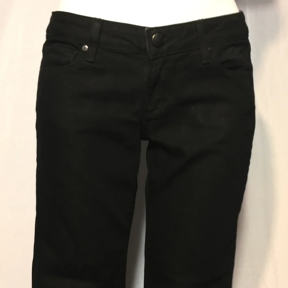 Denim 4-way stretch black skinny jeans. - Picture 3 of 7